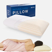 Organic Latex Pillows Molded Classic Bed Pillow(Queen/Soft)