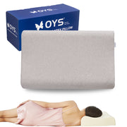 Contour Latex Pillows for Sleeping, Ergonomic Bed Pillow for Side Back Stomach Sleepers (Small/Soft)